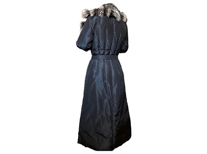 Roberto Cavalli F./W 2003 abrigo acolchado Negro - vista 6