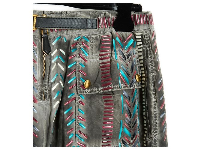 Louis Vuitton PE2016 Ghesquiere Ethnic Shorts FR38 Mehrfarben - Ansicht 3