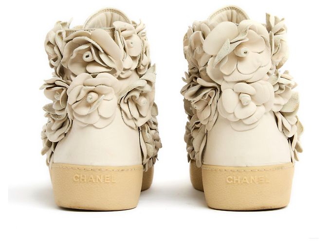 Chanel BEIGES LEDER CAMELIA FR39 - Ansicht 5