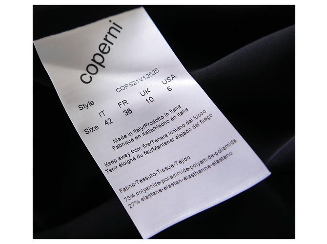 Coperni SS21 Giacca ispirata alle immersioni subacquee Nero - vista 8
