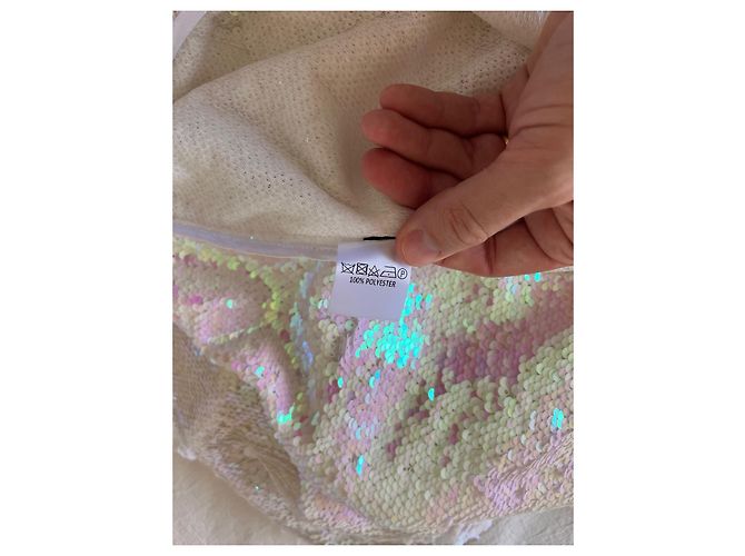 Autre Marque Halpern-Pailletten-Minikleid Pink Weiß Mehrfarben - Ansicht 5