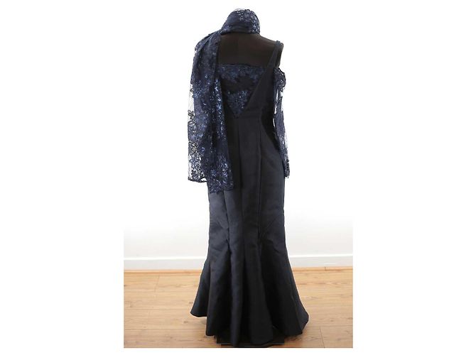 Pronovias Marinekleid Marineblau - Ansicht 4