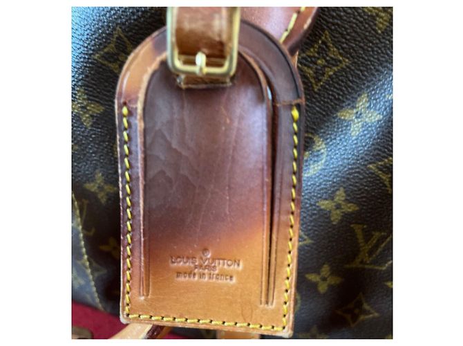 Louis Vuitton Vanity in pelle marrone - vista 3
