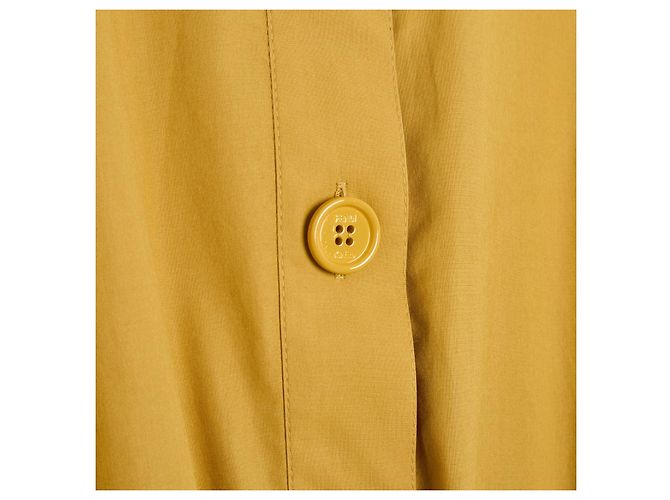 Fendi Karl Lagerfeld 2019 Saffron dress FR40 Jaune - vue 4