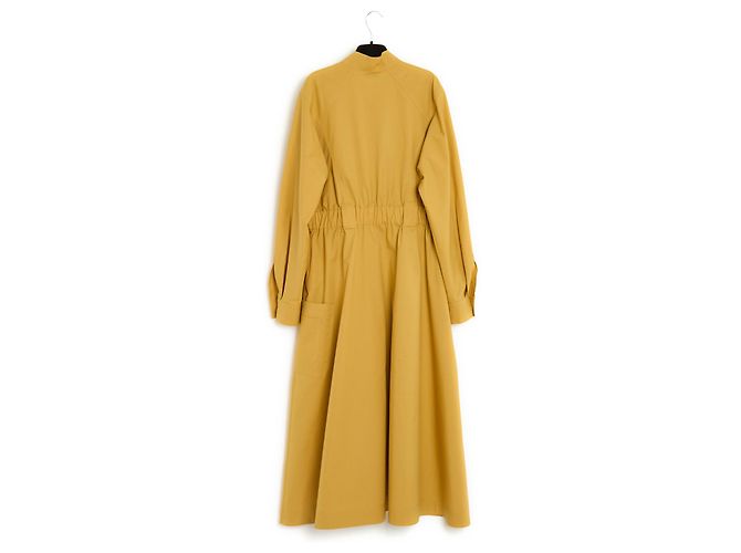 Fendi Karl Lagerfeld 2019 Saffron dress FR40 Jaune - vue 7
