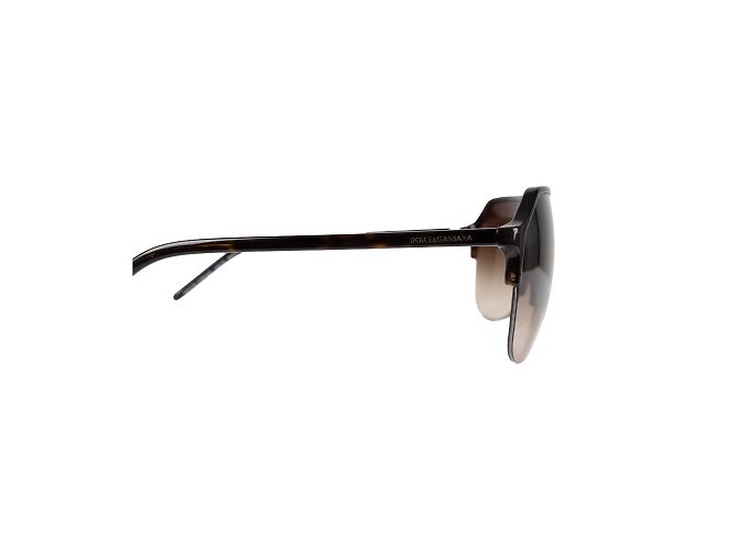 Dolce & Gabbana Stefano Pilotensonnenbrille Braun - Ansicht 3