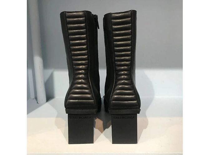 BALENCIAGA Stiefeletten T.EU 38 Leder - Ansicht 4