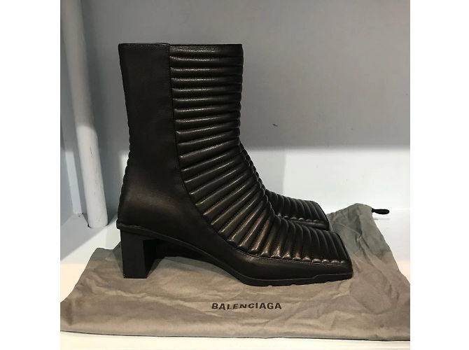 BALENCIAGA Stiefeletten T.EU 38 Leder - Ansicht 7