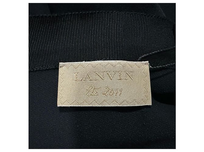 Falda lápiz Lanvin en poliamida azul marino - vista 4