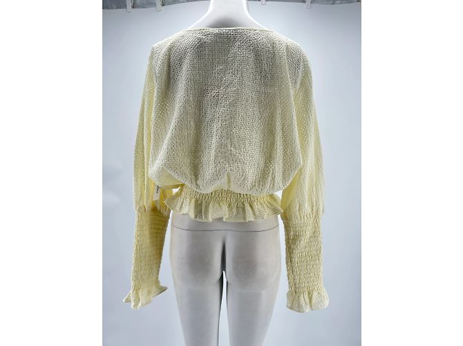 Autre Marque Marysia tops T.International S Lino Blanco - vista 3