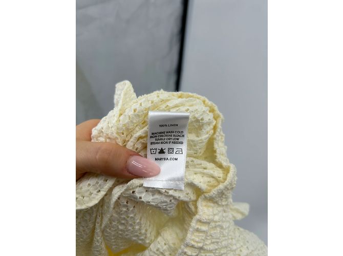 Autre Marque Marysia tops T.International S Lino Blanco - vista 7
