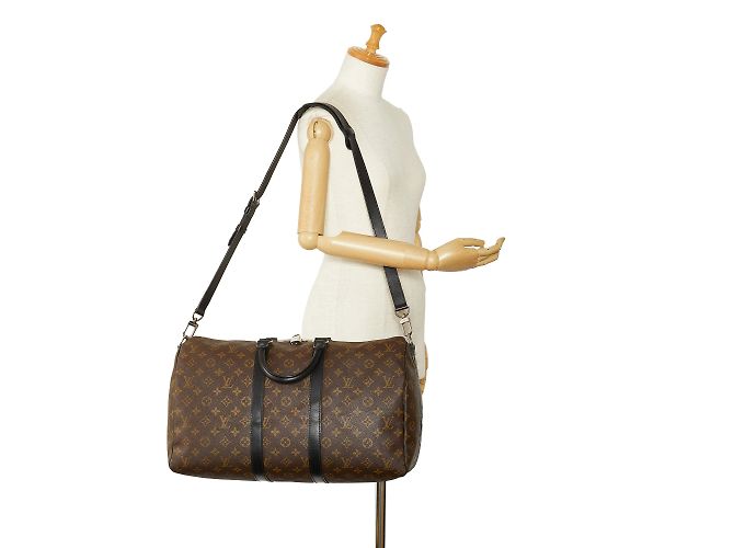 Keepall Borse da viaggio LOUIS VUITTON Marrone - vista 11
