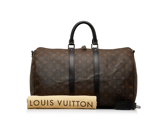 Keepall Borse da viaggio LOUIS VUITTON Marrone - vista 12