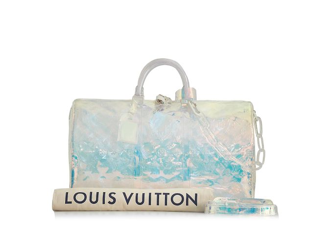 Keepall Borse da viaggio LOUIS VUITTON Bianco - vista 13