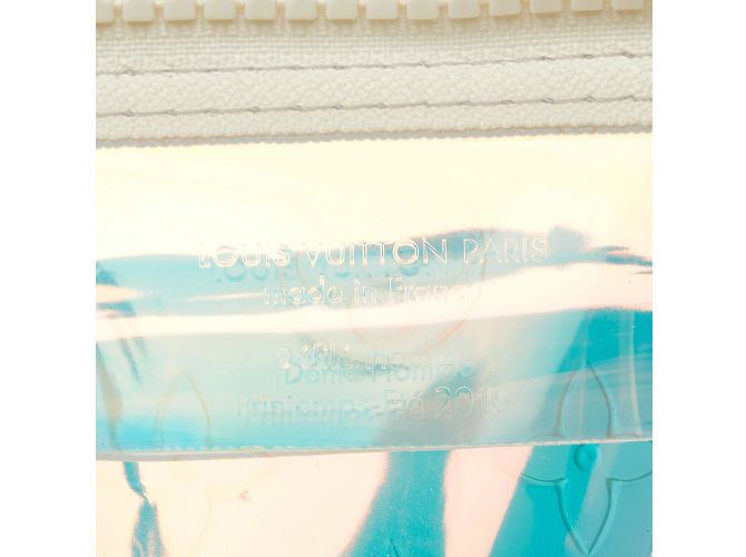Keepall Borse da viaggio LOUIS VUITTON Bianco - vista 7