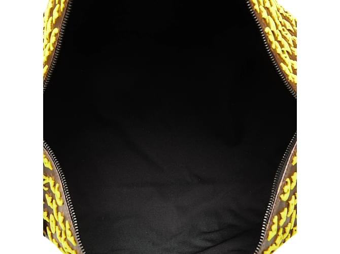 Keepall LOUIS VUITTON Sacs de voyage Jaune - vue 5