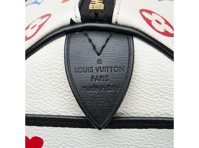 Speedy Sacs à main LOUIS VUITTON Blanc - vue 6