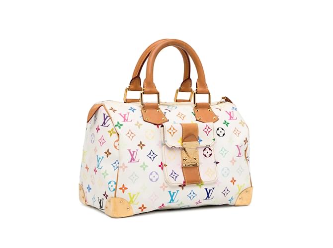 Speedy Sacs à main LOUIS VUITTON Multicolore - vue 2