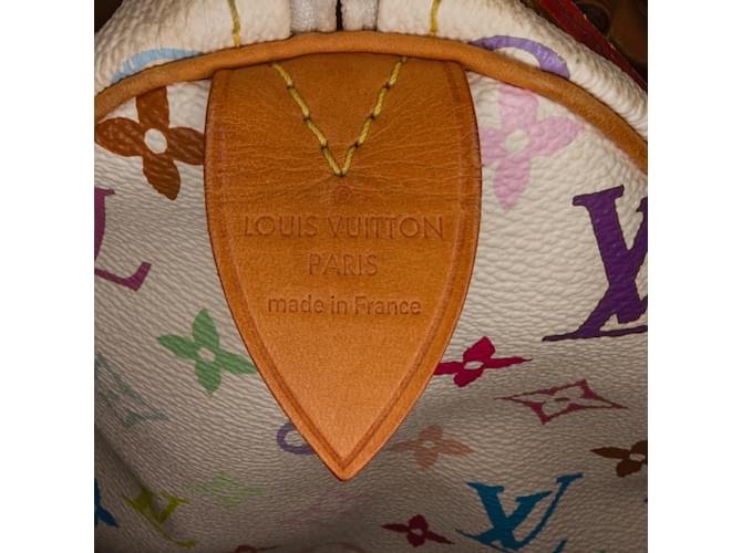 Speedy Sacs à main LOUIS VUITTON Multicolore - vue 7