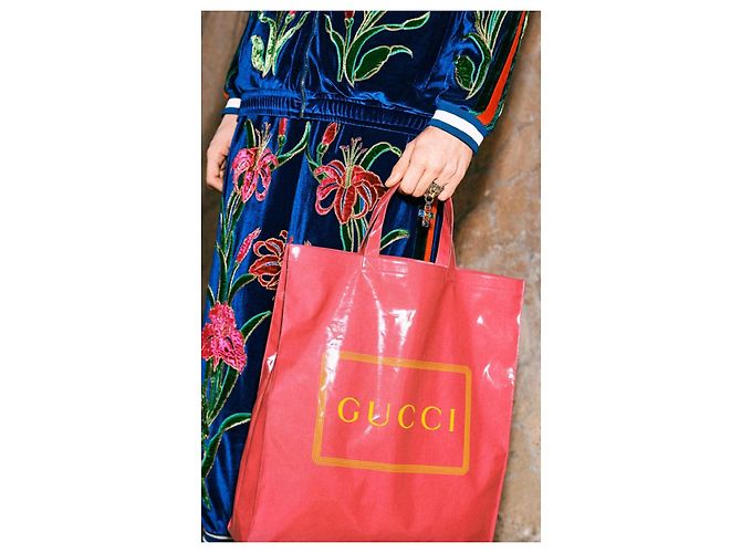 Gucci Pre-Fall 2019 Einkaufstasche Pink - Ansicht 13