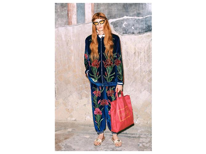 Gucci Pre-Fall 2019 Einkaufstasche Pink - Ansicht 2
