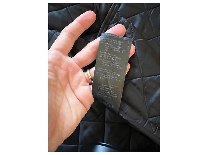 Sobrecamisa Balenciaga Acolchoada Xadrez Verde de Lã - vista 9