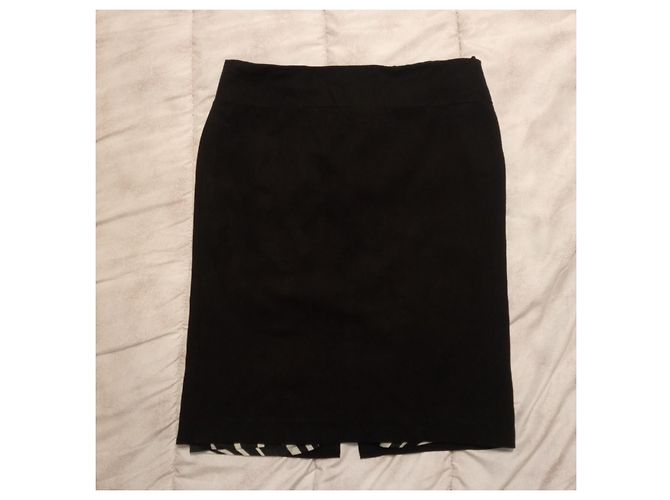 Falda Versace Jeans Couture negra de viscosa Negro - vista 14
