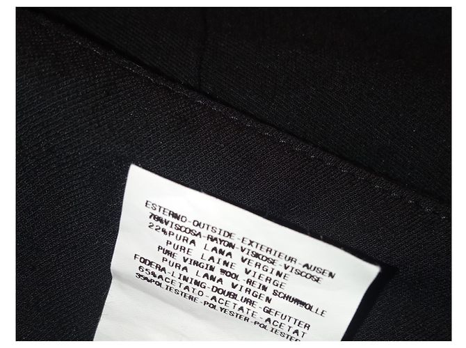 Falda Versace Jeans Couture negra de viscosa Negro - vista 2
