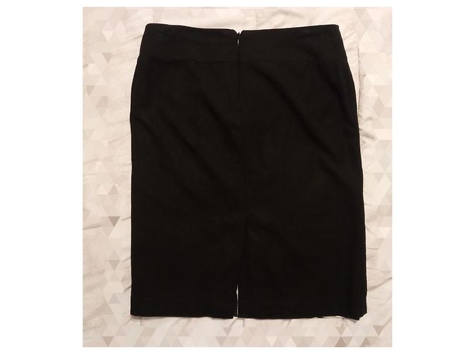 Falda Versace Jeans Couture negra de viscosa Negro - vista 3