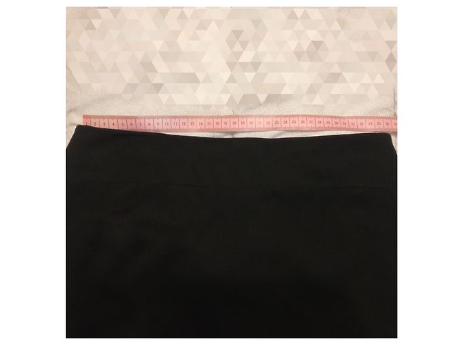 Falda Versace Jeans Couture negra de viscosa Negro - vista 5
