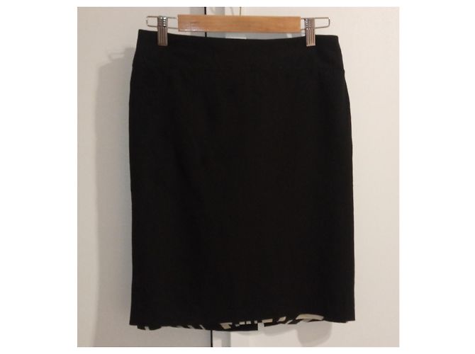 Falda Versace Jeans Couture negra de viscosa Negro - vista 7