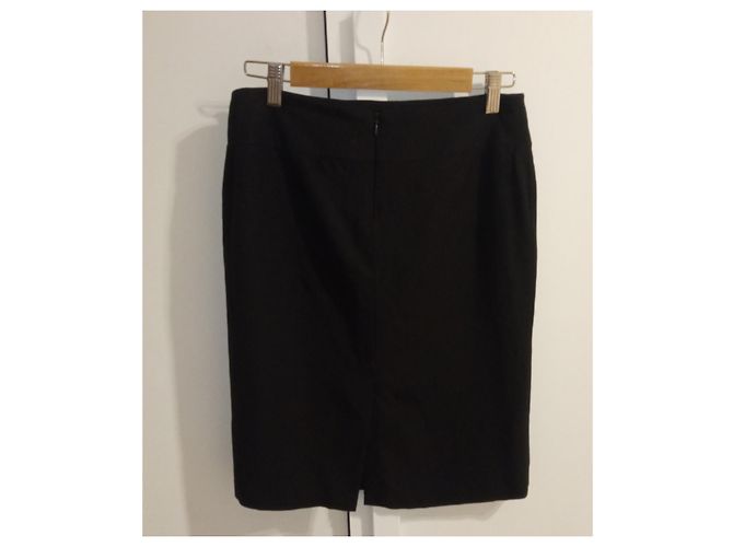 Falda Versace Jeans Couture negra de viscosa Negro - vista 8