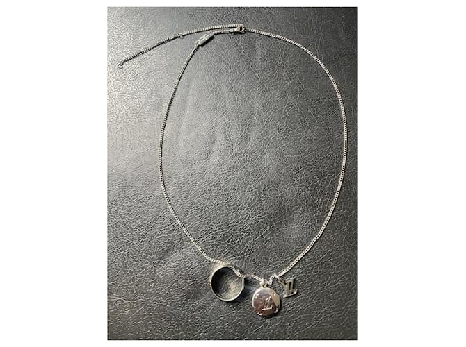 Collana monogramma Louis Vuitton Argento - vista 2