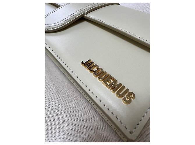 Borsa Jacquemus Le Bambino Long Beige in Pelle - vista 2