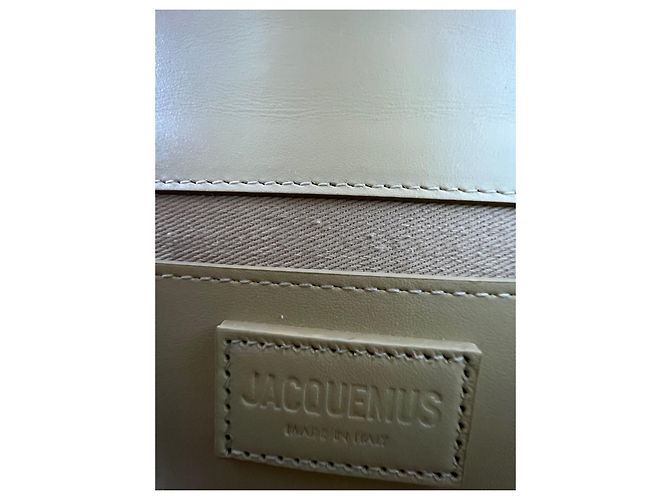 Borsa Jacquemus Le Bambino Long Beige in Pelle - vista 6