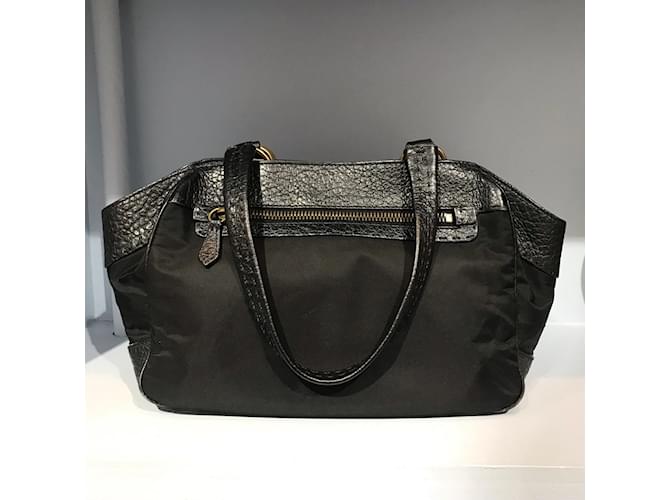 Double PRADA Handtaschen T. Leder Schwarz - Ansicht 3