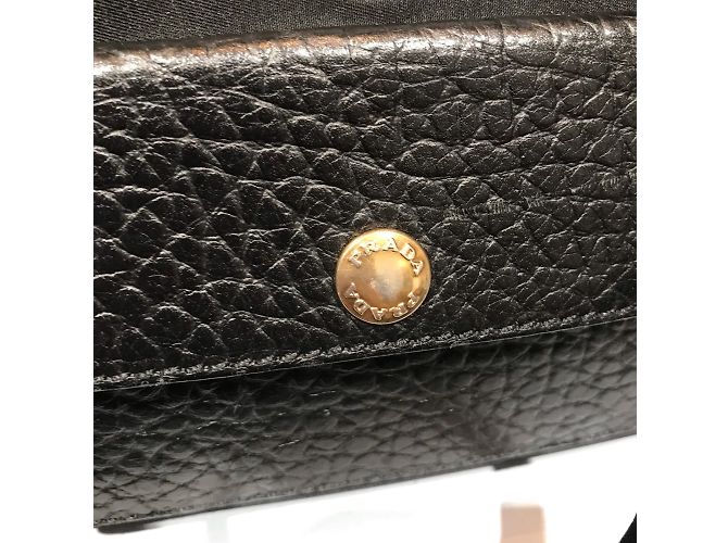 Double PRADA Handtaschen T. Leder Schwarz - Ansicht 4