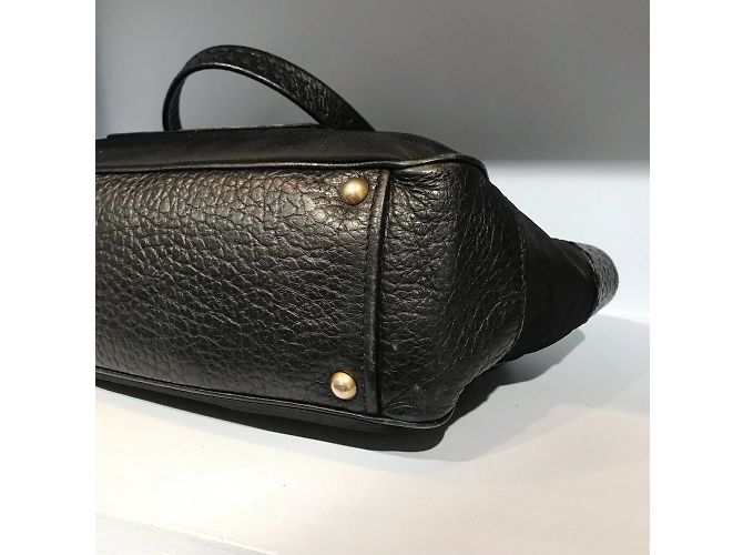 Double PRADA Handtaschen T. Leder Schwarz - Ansicht 5