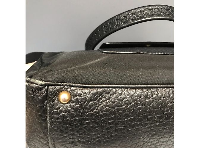 Double PRADA Handtaschen T. Leder Schwarz - Ansicht 7