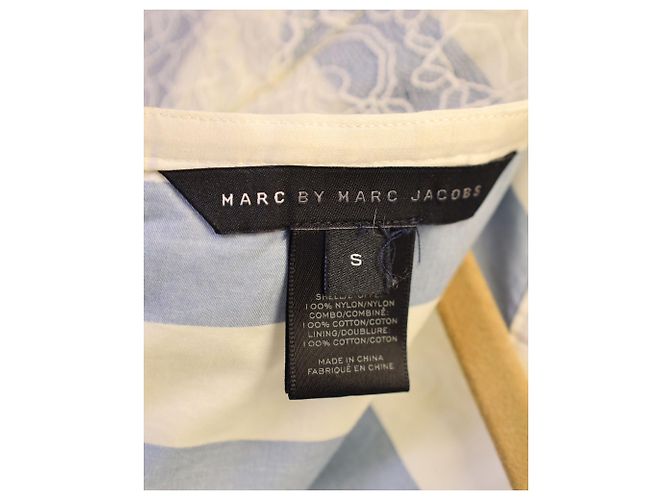 Minivestido de encaje de Marc by Marc Jacobs en nailon beige - vista 3