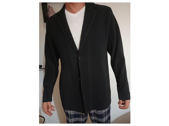 Issey Miyake Steppblazer schwarz Polyester - Ansicht 2