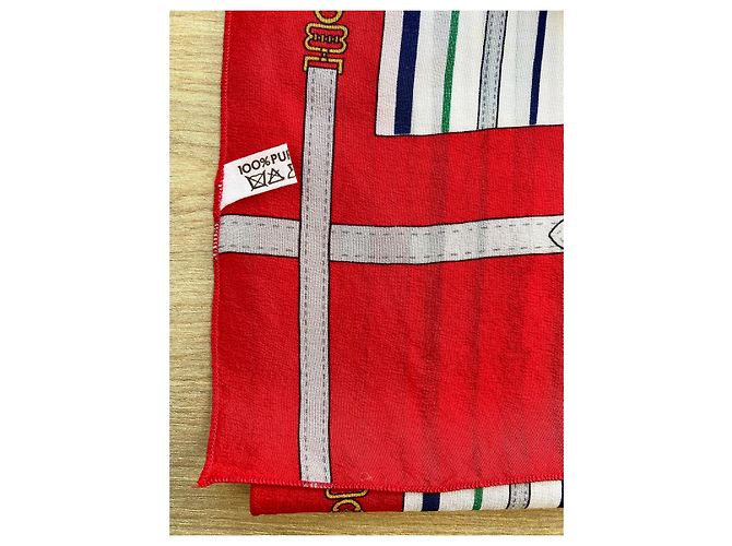 Pañuelo de seda estampado Céline Multicolor - vista 4