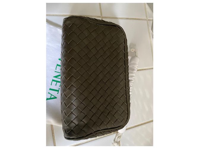 Astuccio Bottega Veneta in pelle intrecciata Bronzo - vista 11