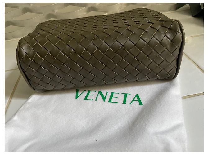 Astuccio Bottega Veneta in pelle intrecciata Bronzo - vista 13