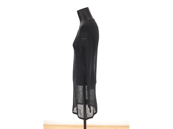 Saint Laurent Top negro - vista 3