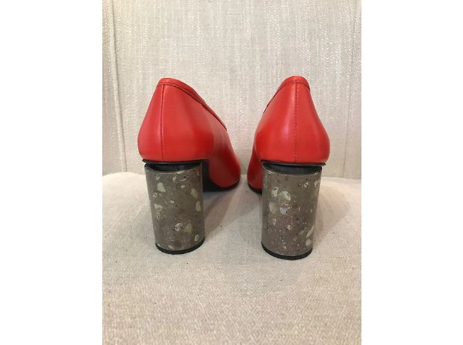 ACNE STUDIOS Tacchi T.EU 37 Pelle Rosso - vista 4
