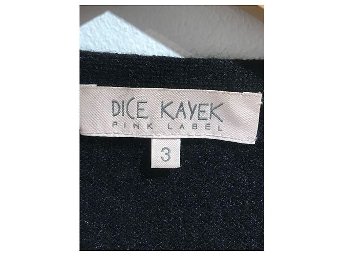 DICE KAYEK Strickwaren T.International S Kaschmir Schwarz - Ansicht 4