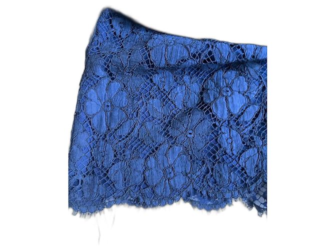 Shorts de encaje de camelias Chanel Azul marino - vista 2