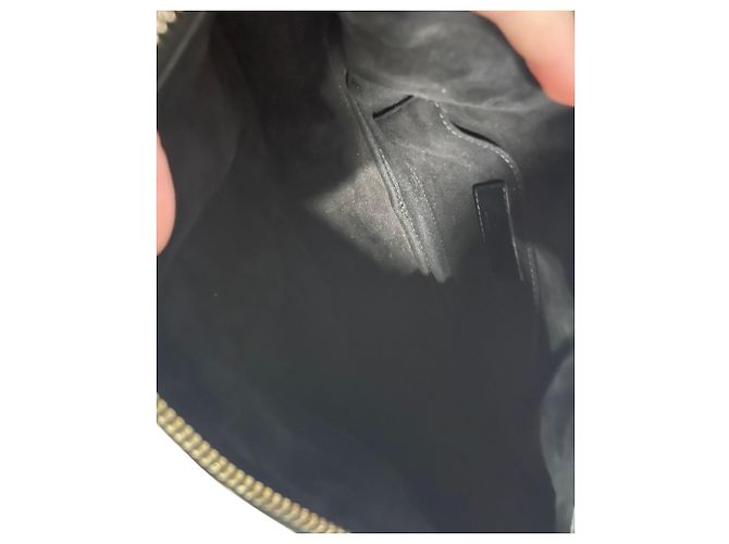 Dior Vibe mittelgroße Hobo-Tasche aus schwarzem Cannage-Lammleder - Ansicht 11