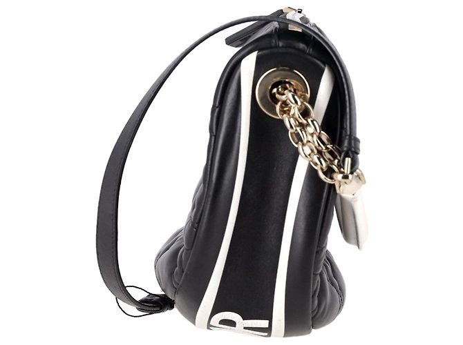 Dior Vibe mittelgroße Hobo-Tasche aus schwarzem Cannage-Lammleder - Ansicht 13